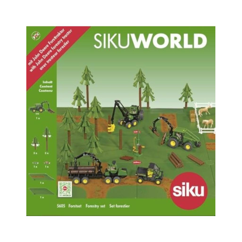 SIKU 5605 - SIKUWORLD - BOSBOUW SET 1:50