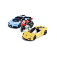 Siku 6313 Sportwagens en Motor 3 Stuks