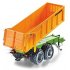 Siku 6780, Dubbel-as-aanhangwagen, 1:32, op afstand bestuurbaar, voor Siku Control-voertuigen met aanhanger-trekhaak, metaal/kunststof, oranje