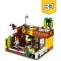  LEGO 31118 Creator 3-in-1 Surfer Strandhuis, Vuurtoren en Zomerhuis met Zwembat, Speelgoed voor Kinderen van 8 Jaar en Ouder