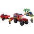 LEGO 60412 4x4 Brandweerauto met Reddingsboot