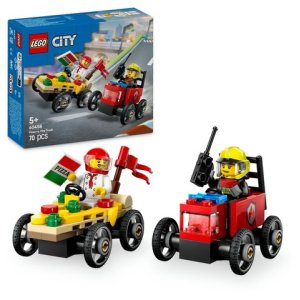 LEGO 60458 Pizza VS Brandweer Race LEGO 60458 Pizza VS Brandweer Race