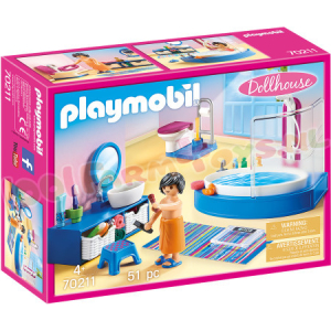 PLAYMOBIL Badkamer met Ligbad - 70211
