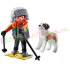 PLAYMOBIL Wandelaar met Sint Bernard - 71741