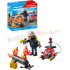 PLAYMOBIL Brandweerman met Waterpomp - 71826